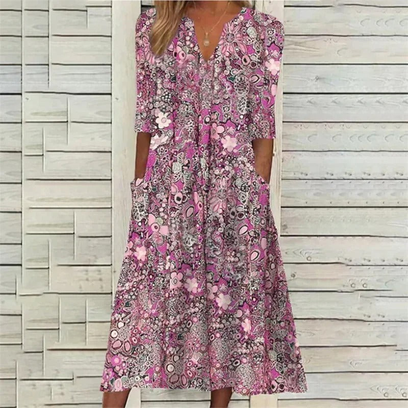 RYZA | COMFORTABLE LONG SLEEVED SUMMER DRESS