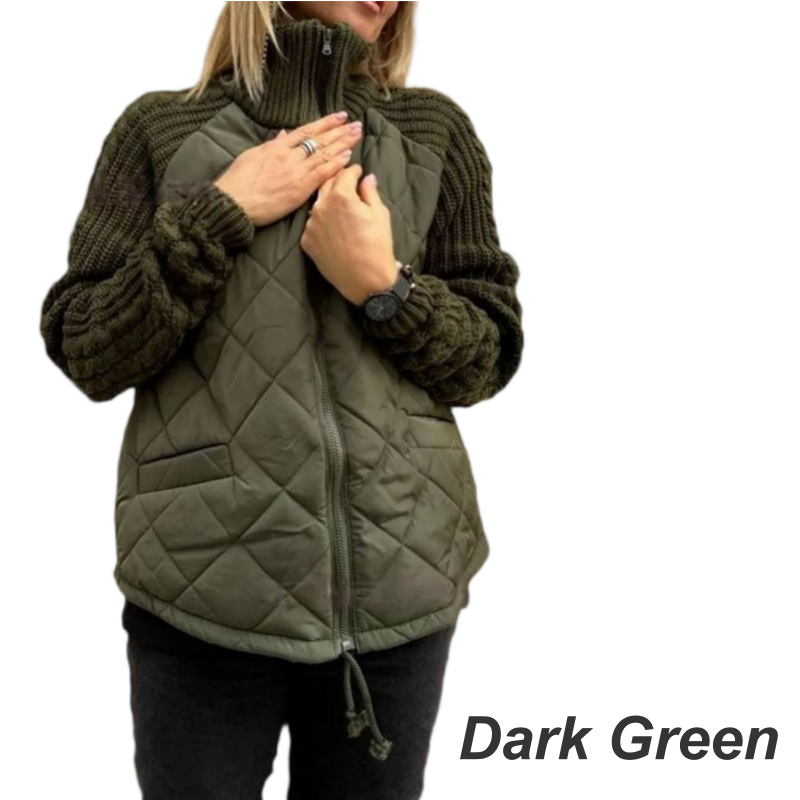 Clara | Soft-Knit Puffer Jacket