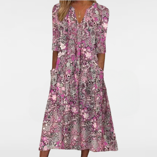 RYZA | COMFORTABLE LONG SLEEVED SUMMER DRESS