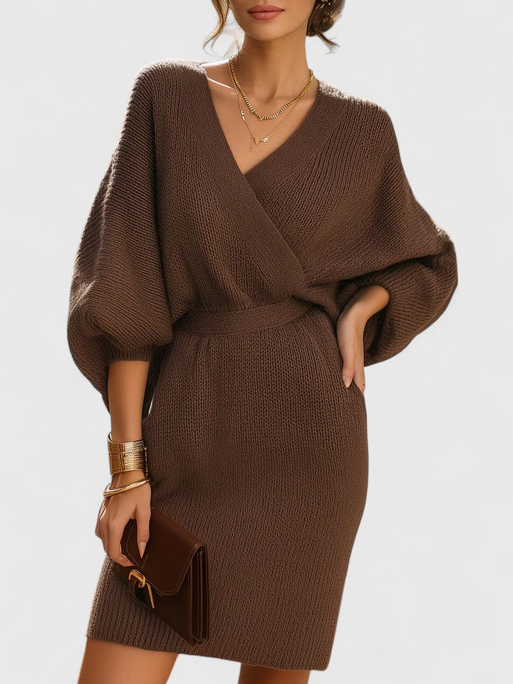 Tessa | Sophisticated V-Neck Dress