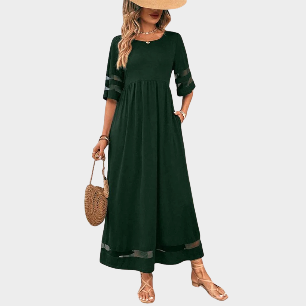 Sophia | Flattering Tummy-Smoothing Midi Dress