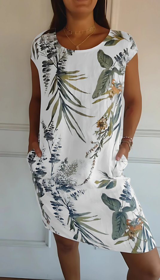 TISSIA | LOOSE PRINTED DRESS