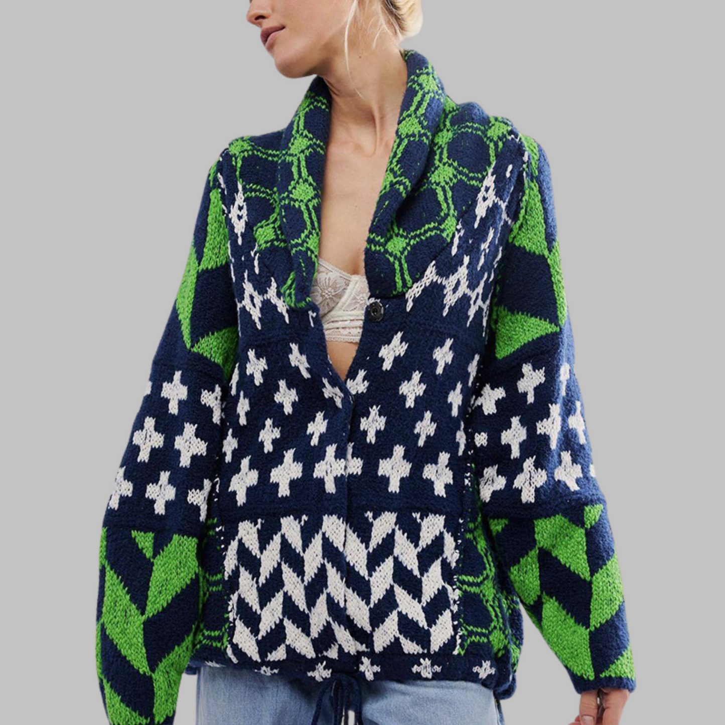 Laurent | Vintage Button-Down Cardigan