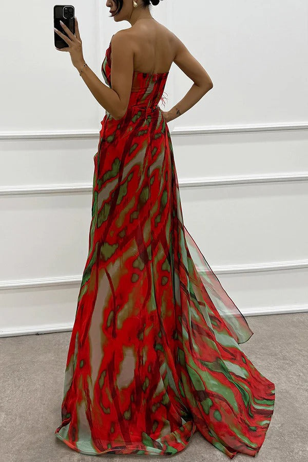 LINA | COLORFUL MAXI DRESS