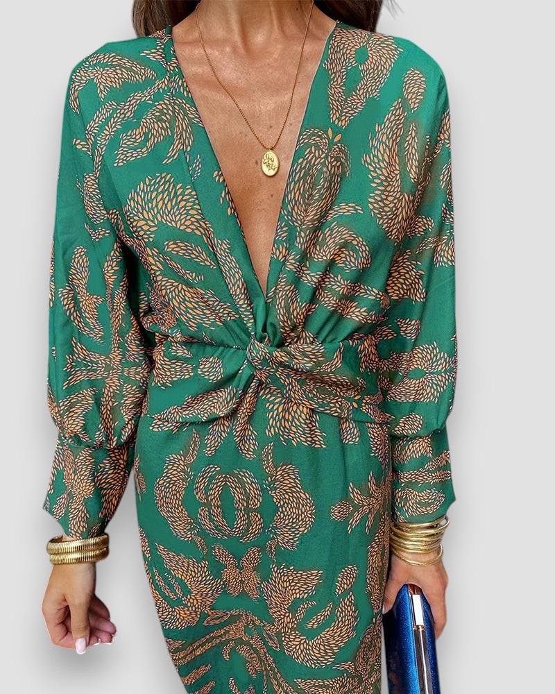CELINE | SEXY V-NECK DRESS