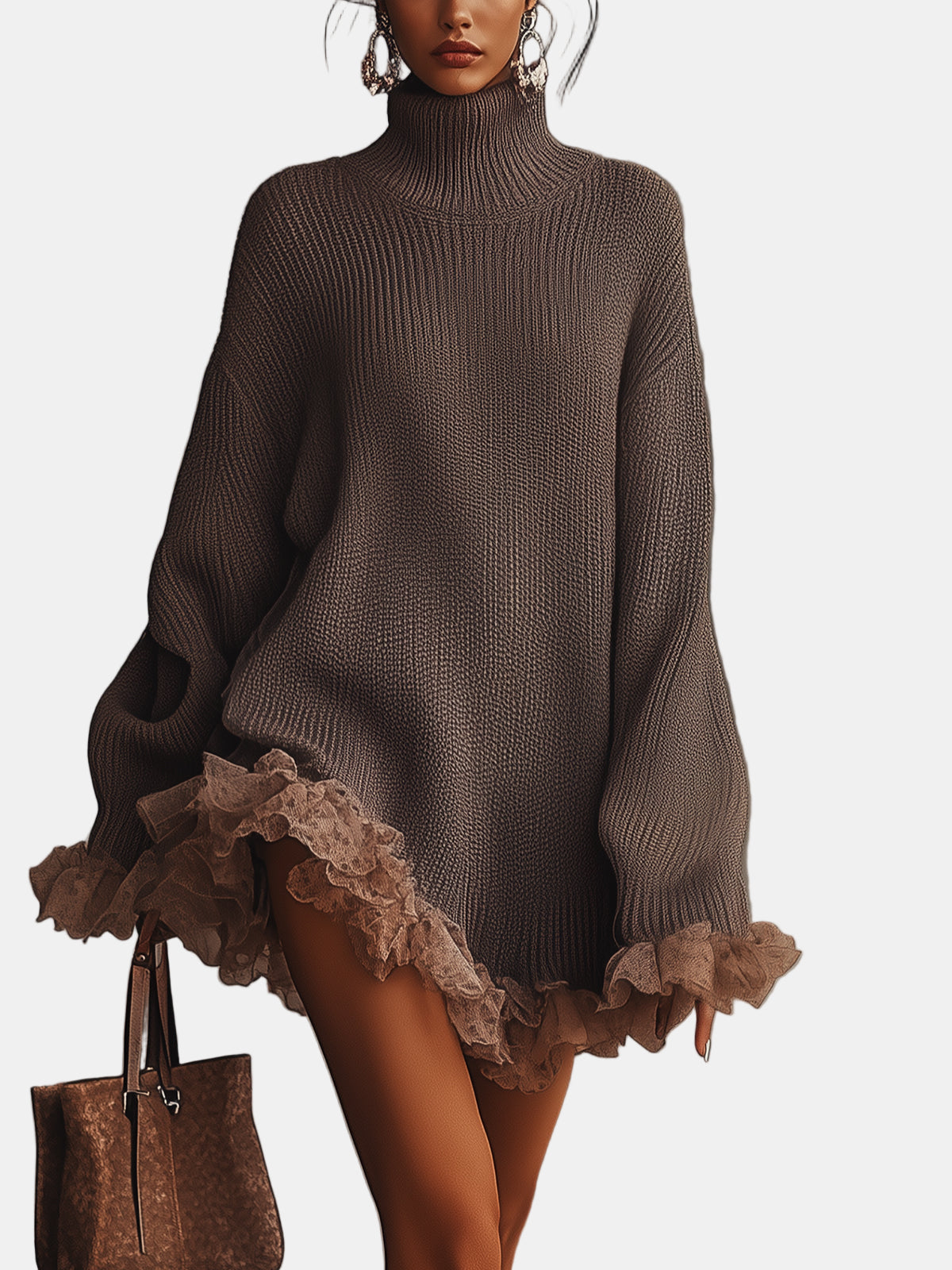 Irish | Ruffled Knit Dress