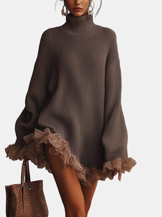 Irish | Ruffled Knit Dress