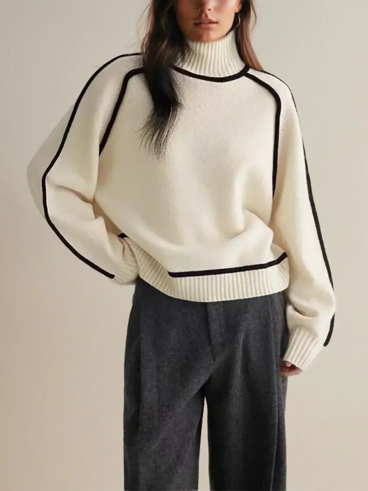 Frederique | Elegant Turtleneck sweater