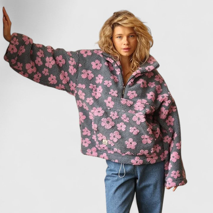 Maple Grace | Flower Knit Sweater