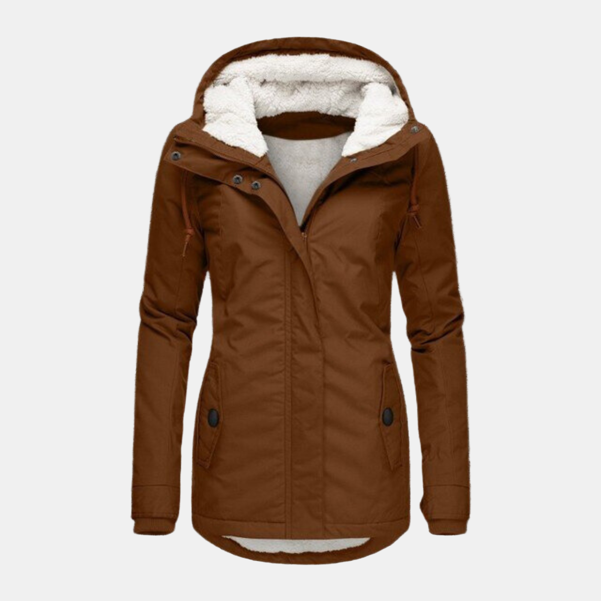 Penelope | Cozy Sherpa Hoodie Coat