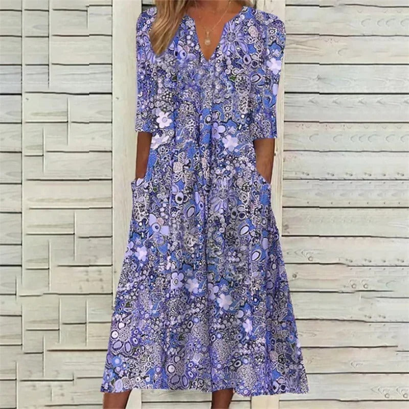 RYZA | COMFORTABLE LONG SLEEVED SUMMER DRESS