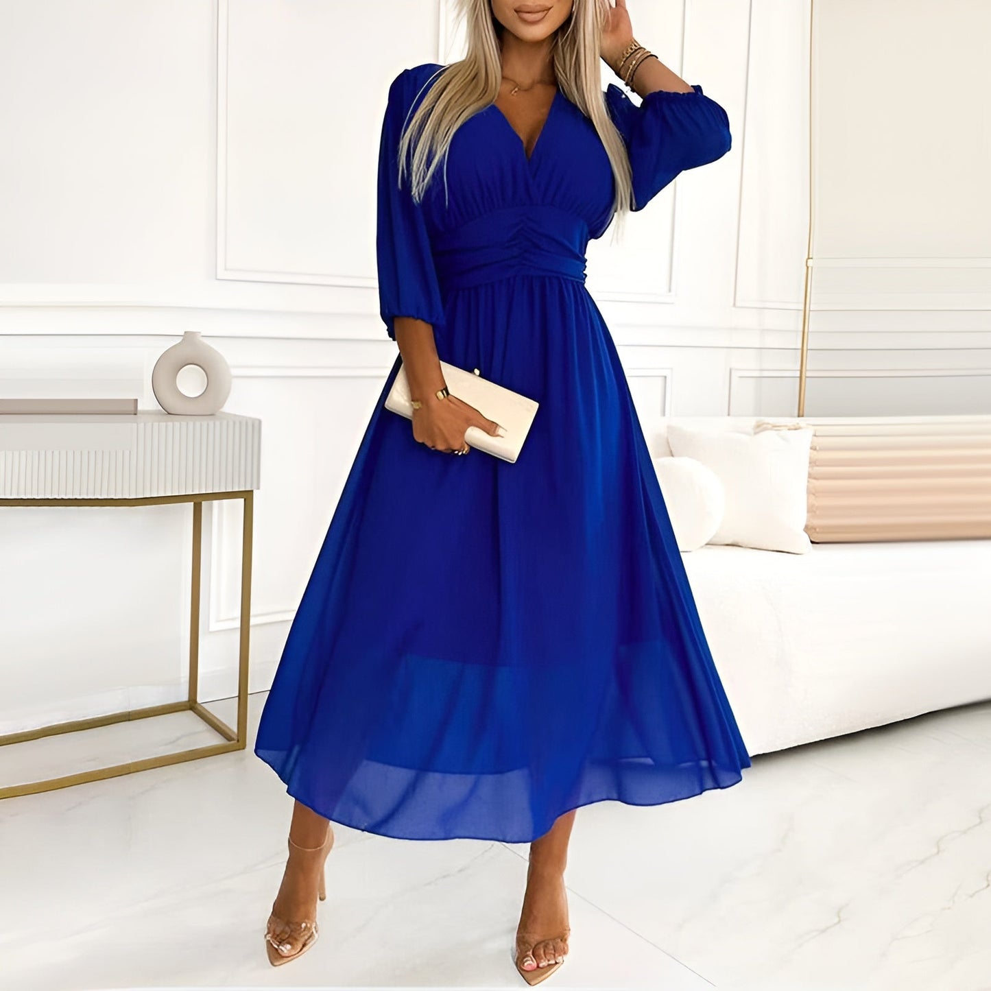 Lumiére | Light Silky Chiffon Dress
