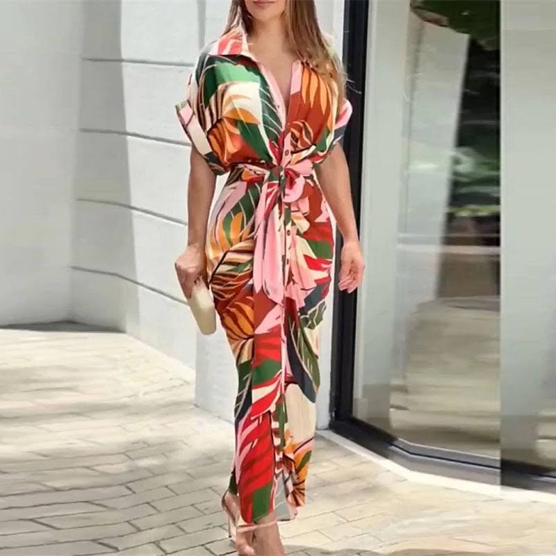 VICKY | CASUAL PRINTED DRESS