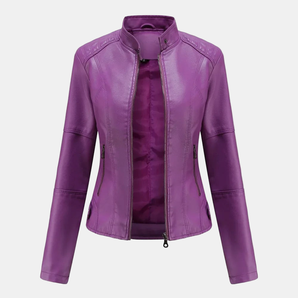 Victoria | Trendy Leather Jacket