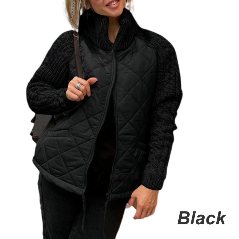 Clara | Soft-Knit Puffer Jacket