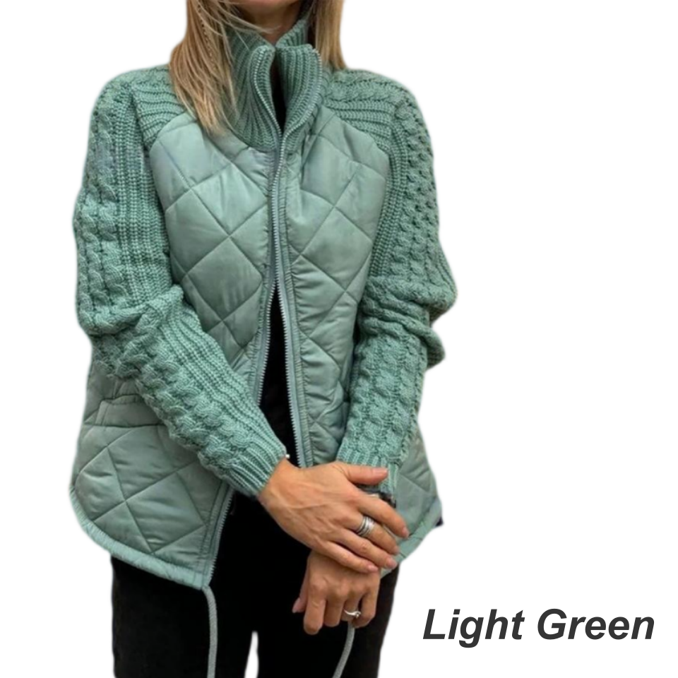 Clara | Soft-Knit Puffer Jacket